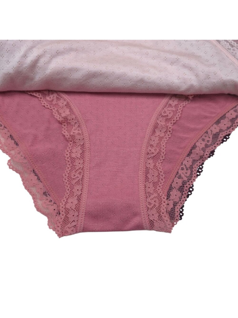 Laura Ashley Womens 5-Pack Super Soft Lace Trim Panties Briefs Size Large - Picture 11 of 15